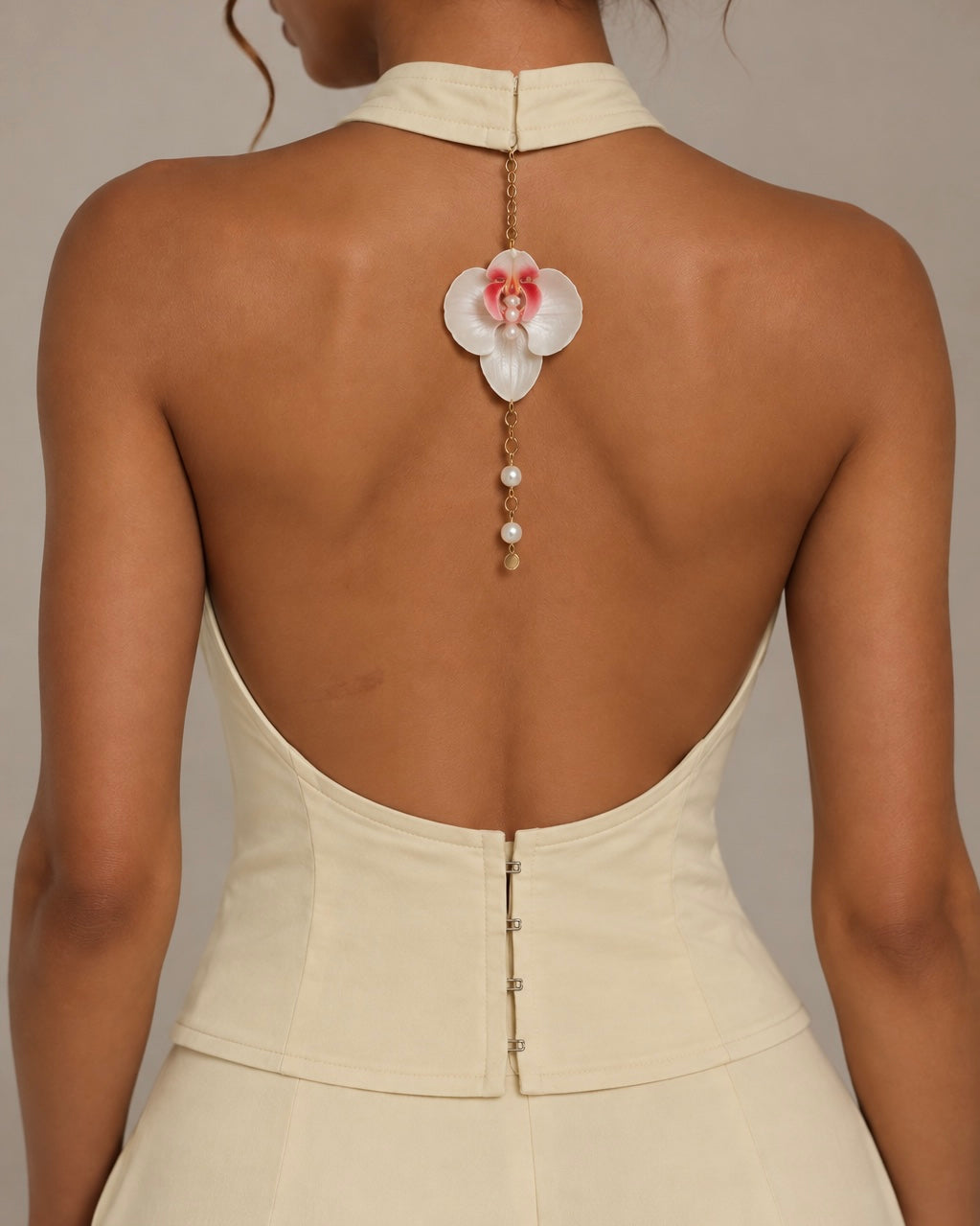 The Orchid Top - Ivory